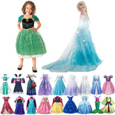 Disney Princess Dress 2023 Girl Mirabel Isabela Elsa Anna Costume Kid Birthday-TB00834-Veeddydropshipping